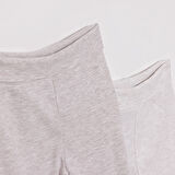 HelloBaby Unisex 2li Patikli Alt Ribana Bej