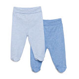 HelloBaby Unisex 2li Patikli Alt Ribana Bej