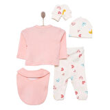 HelloBaby Kız 5li Askı Hastane Çıkışı Kız Bebek