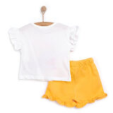 HelloBaby Motto Girl Tshirt-Şort