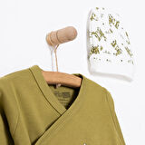 HelloBaby Erkek Zıbın-Şapka-Patikli Alt Erkek Bebek