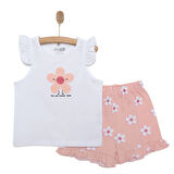 HelloBaby Basic Kız Papatya Baskılı Atlet-Şort Kız Bebek