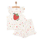 HelloBaby Basic Kız Çilek Baskılı Atlet-Şort Kız Bebek