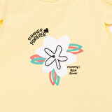 HelloBaby Basic Kız Yaz Çiçekleri Baskılı Atlet-Şort Kız Bebek