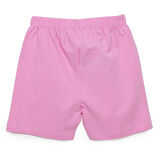 HelloBaby Kız Bebek Basic Şort Reçme Paça Açık Pembe