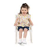 HelloBaby Flowers Kız Tshirt-Şort Kız Bebek