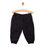 HelloBaby Erkek Bebek Pantolon Denim Nordic Forest Reçme Paça Siyah 9 Ay