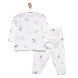 HelloBaby Kız Gökkuşağı Desenli Uzun Kol Pijama Takımı