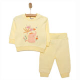 HelloBaby Basic Kız Fil Baskılı Eşofman Takımı Kız Bebek