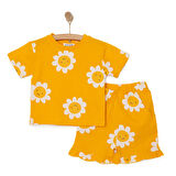 HelloBaby Flowers Kız Tshirt-Şort Kız Bebek