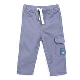 HelloBaby Erkek Bebek Pantolon Space Reçme Paça Lacivert 9 Ay