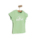 HelloBaby Basic Yazı Baskılı Tshirt Erkek Bebek