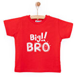 HelloBaby Big Bro Baskılı Basic  Tshirt Erkek Bebek