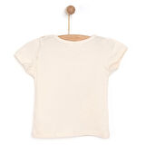 HelloBaby Basic Best Mom Baskılı Tshirt Kız Bebek