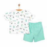 HelloBaby Crocodile Erkek Tshirt-Şort Erkek Bebek