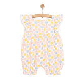 HelloBaby Flowers Kız Kısa Tulum Kız Bebek