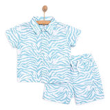 HelloBaby Aqua DreamErkek Gömlek-Şort Erkek Bebek
