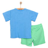 HelloBaby Baby Shark Erkek Tshirt-Şort Erkek Bebek