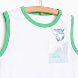 HelloBaby Baby Shark Erkek Atlet Tshirt Erkek Bebek