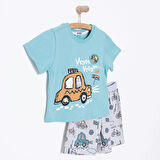 Midimod Fun World 3D Erkek Tshirt-Şort Erkek Bebek