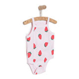HelloBaby Çilek Desenli İp Askılı Body
