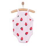HelloBaby Çilek Desenli İp Askılı Body