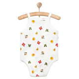 HelloBaby Çiçek Desenli İp Askılı Body