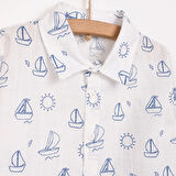 HelloBaby Little Sailor Erkek Gömlek-Pantolon Erkek Bebek