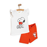 Snooze baby Snoopy Kız Atlet-Şort Kız Bebek