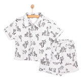 HelloBaby Safari Line Erkek Gömlek-Şort Erkek Bebek