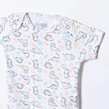 HelloBaby Erkek Bebek Kısa Body Çıtçıtlı Zarf Yaka