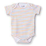 HelloBaby Erkek Bebek Kısa Kol Body Çıtçıtlı Zarf Yaka