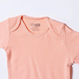 HelloBaby Erkek Bebek Kısa Kol Body Çıtçıtlı Zarf Yaka Kısa Kol