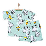 Snooze baby Snoopy Tshirt-Şort