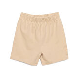 HelloBaby Unisex Basic Şort Reçme Paça Bej