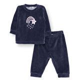 HelloBaby Yenidoğan Kadife Sweatshirt-Pa