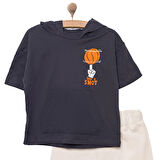 HelloBaby Varsity Erkek Tshirt-Şort Erkek Bebek