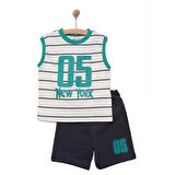 HelloBaby Varsity Erkek Atlet-Şort Erkek Bebek