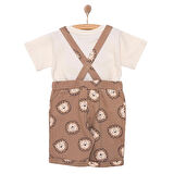 HelloBaby Safari Line Erkek Salopet-Tshirt Erkek Bebek