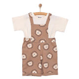 HelloBaby Safari Line Erkek Salopet-Tshirt Erkek Bebek