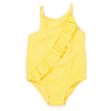 HelloBaby Dokulu Kumaş Fırfırlı Kız Mayo Kız Bebek