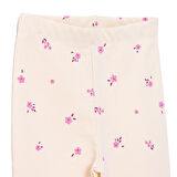 HelloBaby Basic Kız Çiçek Desenli  İspanyol Paça Tayt Kız Bebek