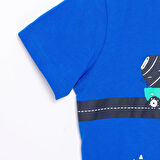 HelloBaby Cars&Roads Yol Baskılı Erkek Tshirt-Şort Erkek Bebek