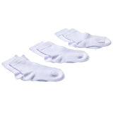 HelloBaby Unisex 3lü Soket Çorap Beyaz