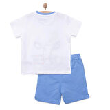 HelloBaby Under the Sea Istakoz Baskılı Erkek Tshirt-Şort Erkek Bebek