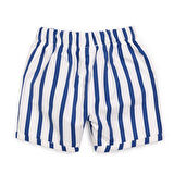 HelloBaby Erkek Bebek Şort Under the Sea Çizgili Reçme Paça Mavi