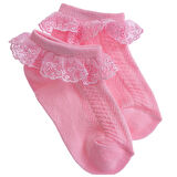 HelloBaby Kız Dantelli Çorap Kız Bebek