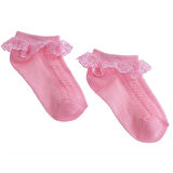 HelloBaby Kız Dantelli Çorap Kız Bebek