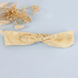 HelloBaby Kız Bebek Tekli Saç Bandı Ekru