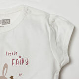 HelloBaby Baskılı 2 ip Yenidoğan Kız Tshirt-Şort Kız Bebek